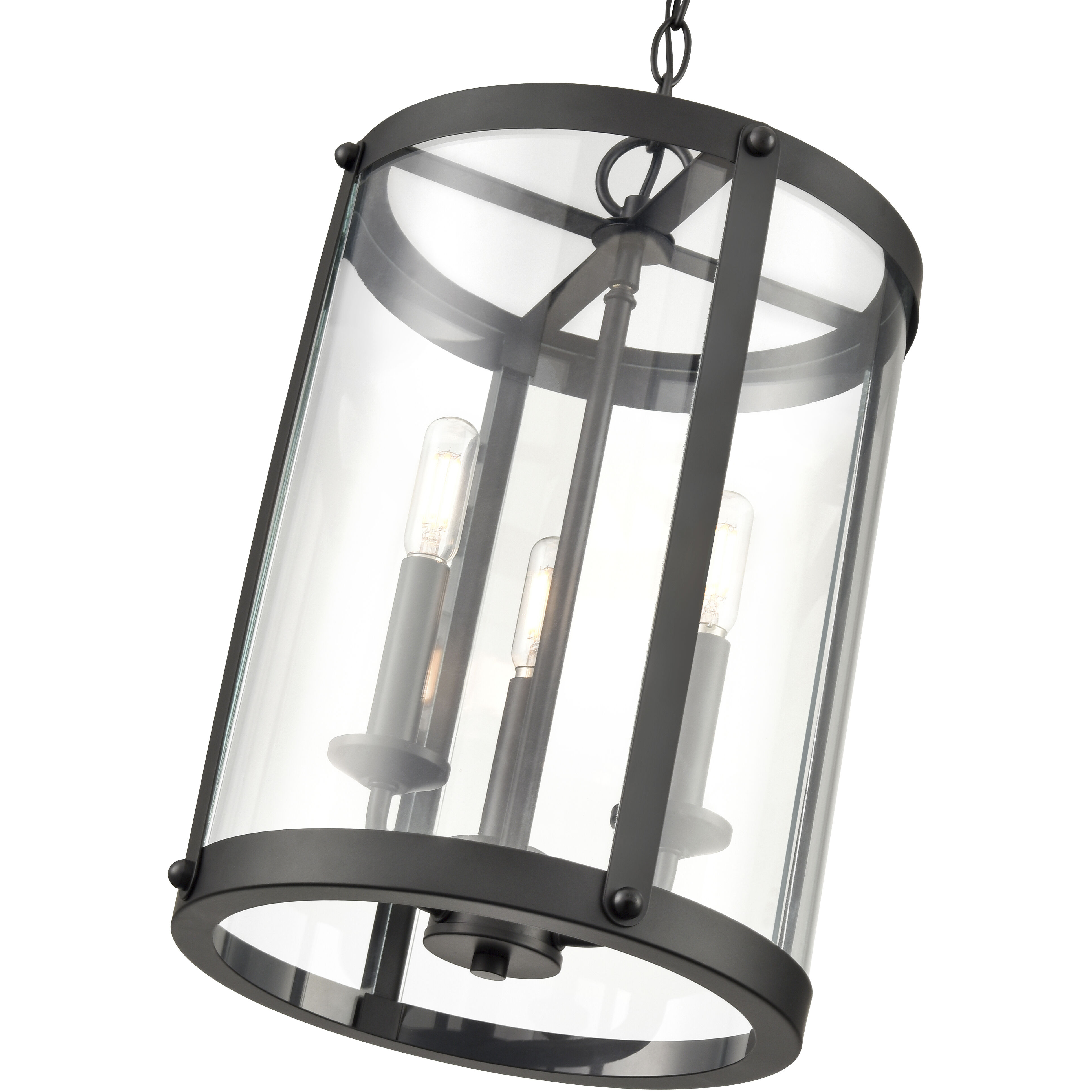 Aydenn 3 Light 11.75 inch Matte Black Indoor Pendant Ceiling Light